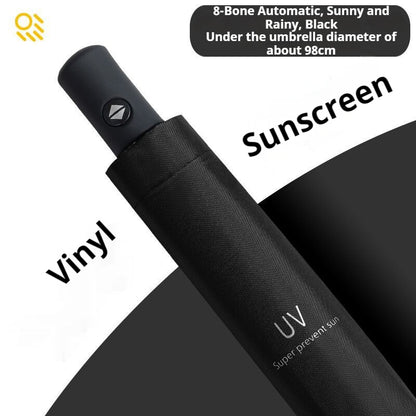 READY STOCK‼️ Foldable UV Protection Umbrella Silver Coating Anti-Rain Sun Kalis Hujan Matahari #3001 自动雨伞