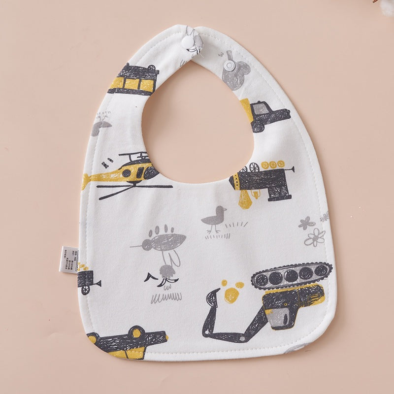 READY STOCK!!! 100% Cotton U-Shaped Baby Bib | Soft Newborn Burp Cloth | Feeding Bibs WW0849 U型100%纯棉婴儿围兜 | 新生儿柔软口水巾