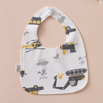 READY STOCK!!! 100% Cotton U-Shaped Baby Bib | Soft Newborn Burp Cloth | Feeding Bibs WW0849 U型100%纯棉婴儿围兜 | 新生儿柔软口水巾