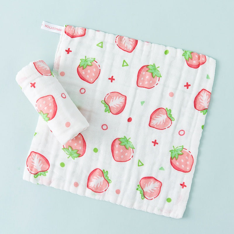 READY STOCK!!!! 6 Layers Baby Handkerchief Infant Towel Newborn Face Bath Towel Cotton Bib Bayi Sapu tangan