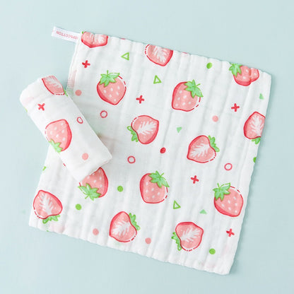 READY STOCK!!!! 6 Layers Baby Handkerchief Infant Towel Newborn Face Bath Towel Cotton Bib Bayi Sapu tangan