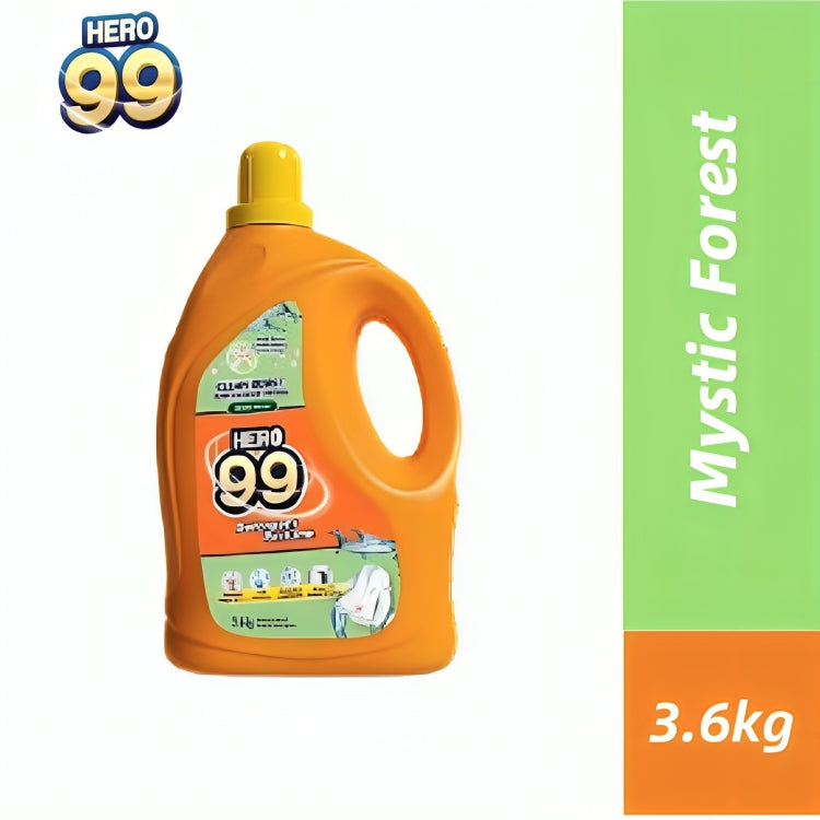 HERO99 Detergent Perfume 3.9KG/3.6KG Long Lasting Fragrance/ Odour Buster/ Colour Protect/  Luxury Lasting Fragrance