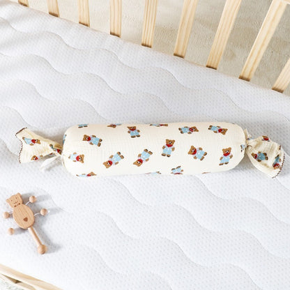 100% Cotton Baby Sleeping Pillow 3-6 Months Soft Muslin and Breathable Baby Pillow 3D Pillow For Newborn Baby-2434