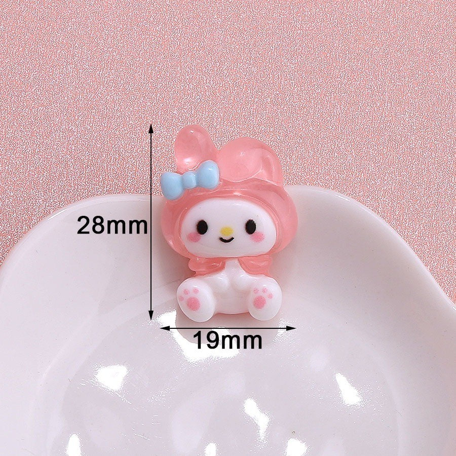 READY STOCK!!!Hole shoes decorative buckle accessories shoes flower buckle cute cartoon pattern garden shoe accessories