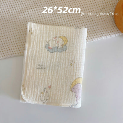 READY STOCK! Baby Muslin Cotton Washcloths | Soft Multi-Layer Face Towel | Baby Feeding Bibs | Multi-Style 婴儿棉纱洗脸巾 |