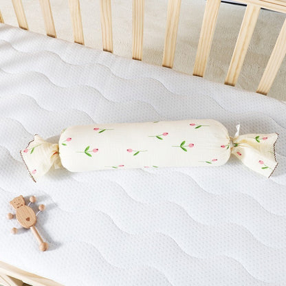 100% Cotton Baby Sleeping Pillow 3-6 Months Soft Muslin and Breathable Baby Pillow 3D Pillow For Newborn Baby-2434