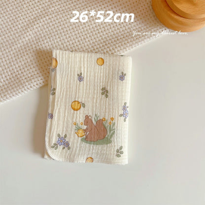 READY STOCK! Baby Muslin Cotton Washcloths | Soft Multi-Layer Face Towel | Baby Feeding Bibs | Multi-Style 婴儿棉纱洗脸巾 |