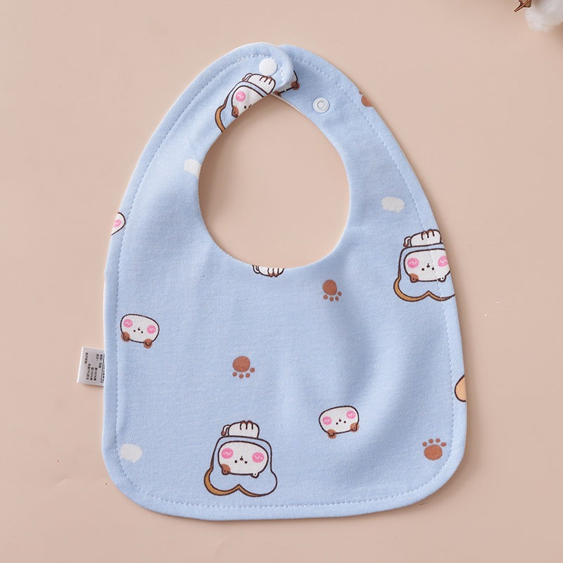 READY STOCK!!! 100% Cotton U-Shaped Baby Bib | Soft Newborn Burp Cloth | Feeding Bibs WW0849 U型100%纯棉婴儿围兜 | 新生儿柔软口水巾