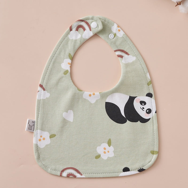 READY STOCK!!! 100% Cotton U-Shaped Baby Bib | Soft Newborn Burp Cloth | Feeding Bibs WW0849 U型100%纯棉婴儿围兜 | 新生儿柔软口水巾