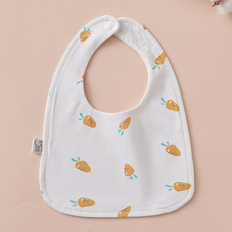 READY STOCK!!! 100% Cotton U-Shaped Baby Bib | Soft Newborn Burp Cloth | Feeding Bibs WW0849 U型100%纯棉婴儿围兜 | 新生儿柔软口水巾