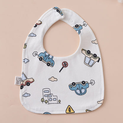 READY STOCK!!! 100% Cotton U-Shaped Baby Bib | Soft Newborn Burp Cloth | Feeding Bibs WW0849 U型100%纯棉婴儿围兜 | 新生儿柔软口水巾