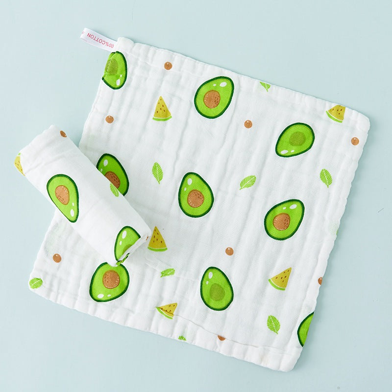 READY STOCK!!!! 6 Layers Baby Handkerchief Infant Towel Newborn Face Bath Towel Cotton Bib Bayi Sapu tangan
