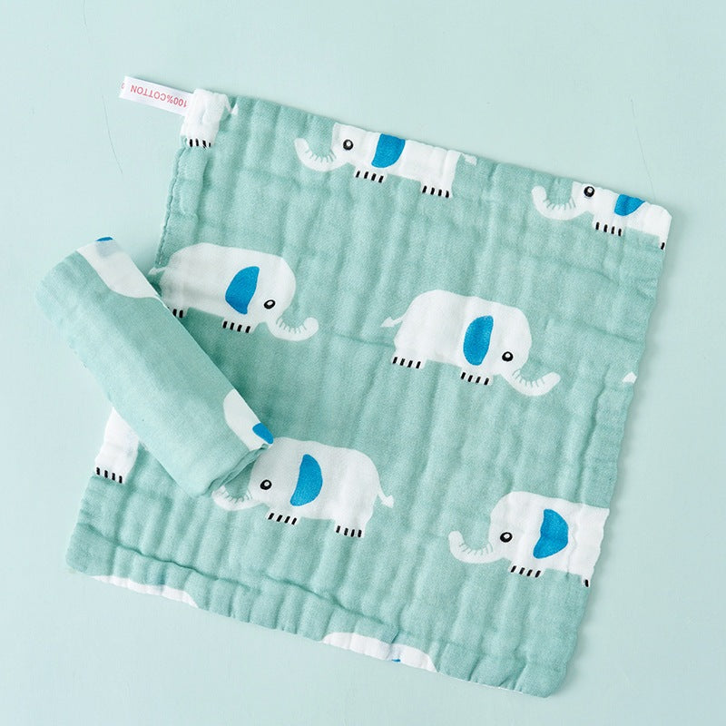 READY STOCK!!!! 6 Layers Baby Handkerchief Infant Towel Newborn Face Bath Towel Cotton Bib Bayi Sapu tangan