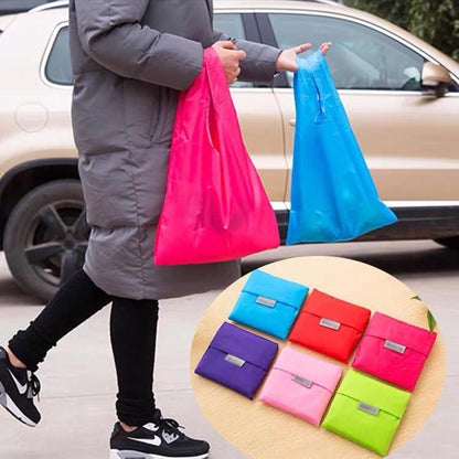 (READYSTOCK) Foldable Shopping Bag Folding Recycle Bag Reusable Custom Waterproof Grocery Bag-N038/N039/N040 环保袋