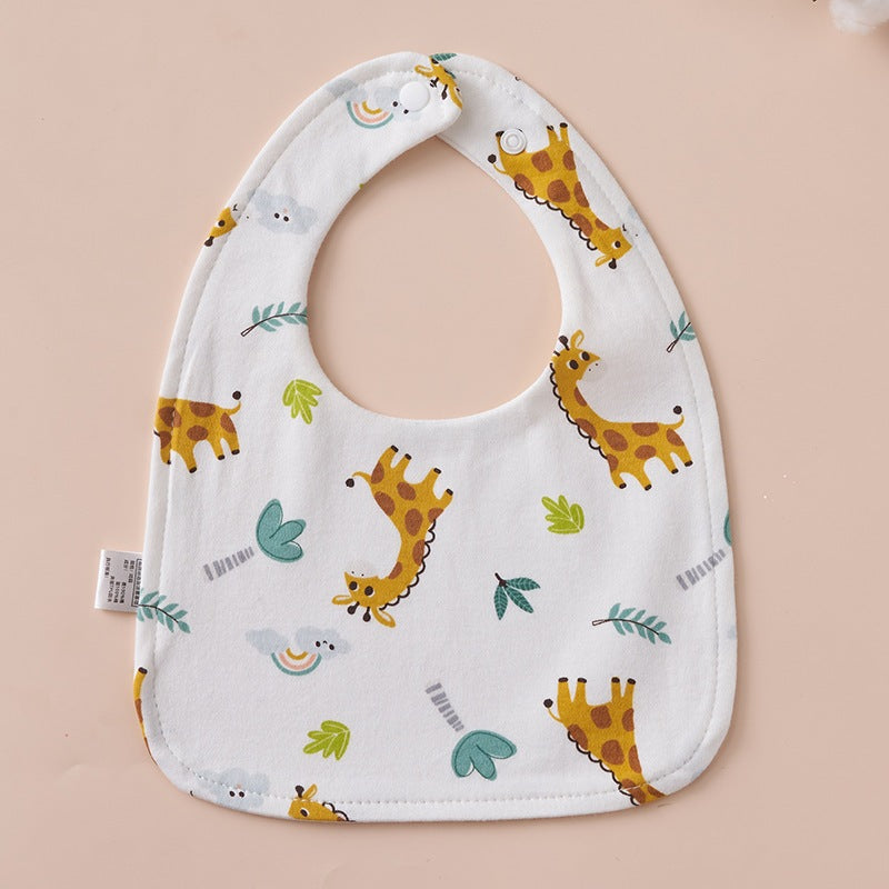 READY STOCK!!! 100% Cotton U-Shaped Baby Bib | Soft Newborn Burp Cloth | Feeding Bibs WW0849 U型100%纯棉婴儿围兜 | 新生儿柔软口水巾
