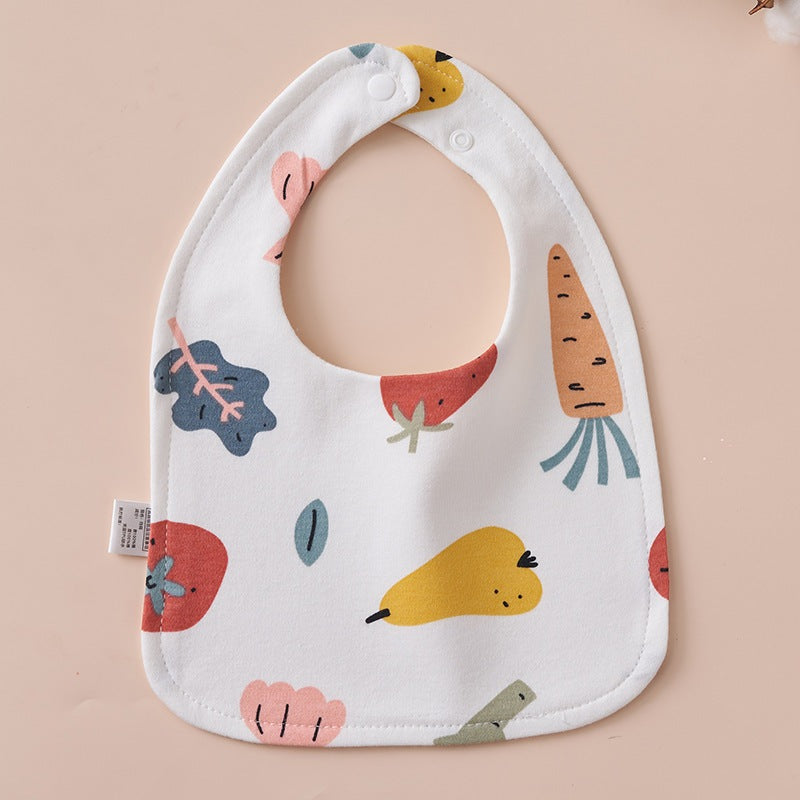 READY STOCK!!! 100% Cotton U-Shaped Baby Bib | Soft Newborn Burp Cloth | Feeding Bibs WW0849 U型100%纯棉婴儿围兜 | 新生儿柔软口水巾