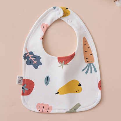 READY STOCK!!! 100% Cotton U-Shaped Baby Bib | Soft Newborn Burp Cloth | Feeding Bibs WW0849 U型100%纯棉婴儿围兜 | 新生儿柔软口水巾