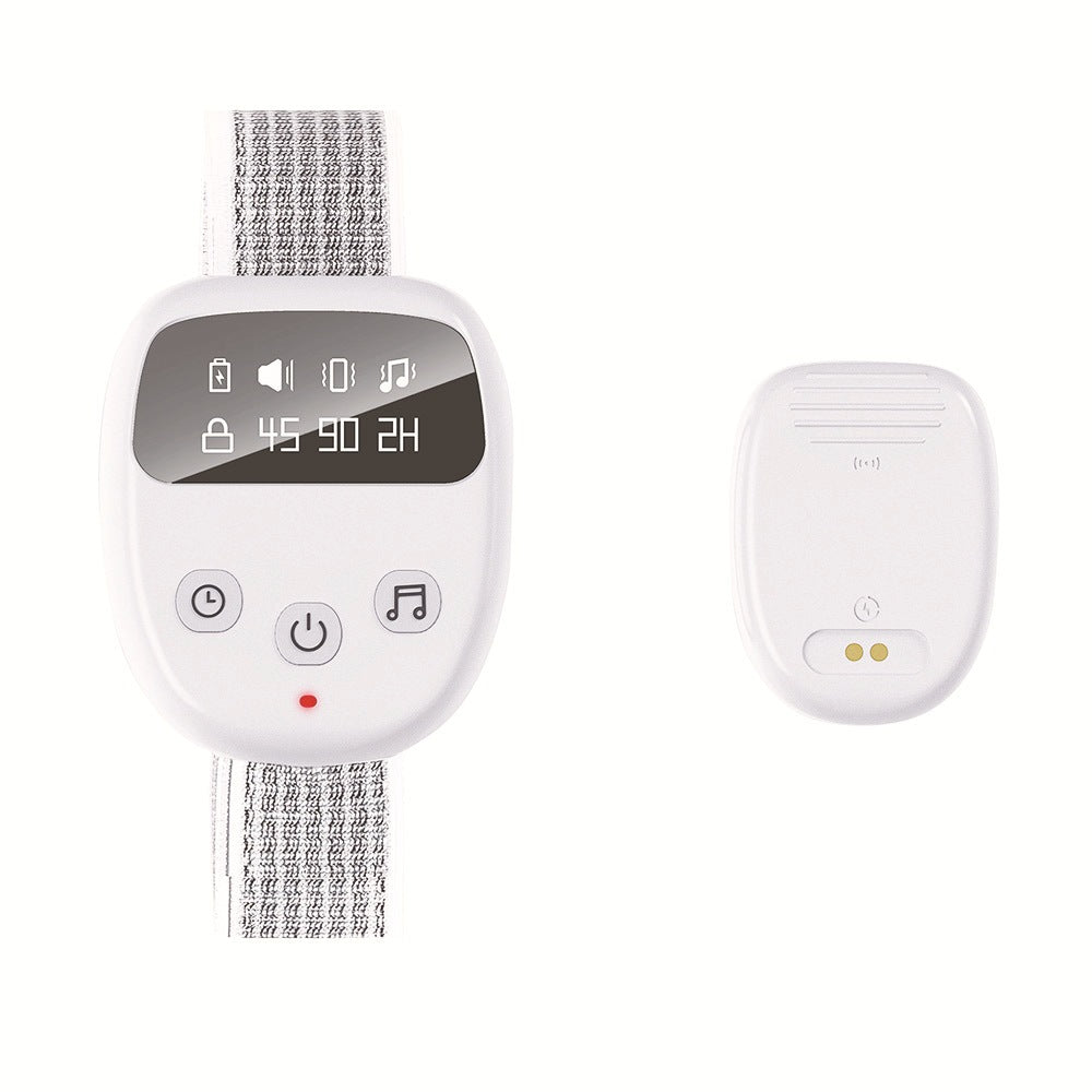 READY STOCK!!! Bedwetting Alarm Children Bedwetting Monitor Arm Wear Moisture Sensor Bed Wetting Alarm Sound Light