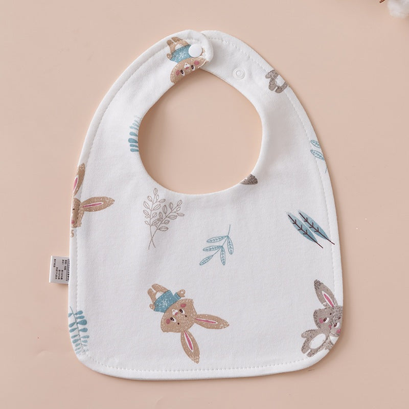 READY STOCK!!! 100% Cotton U-Shaped Baby Bib | Soft Newborn Burp Cloth | Feeding Bibs WW0849 U型100%纯棉婴儿围兜 | 新生儿柔软口水巾