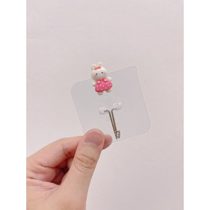 READY STOCK!!!Penyangkut Pakaian Lutsinar Gantung Dinding - Wall Hooks Cutie Kitty/Doraemon Kitchen Bathroom