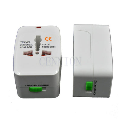 READY STOCK‼️ Universal Travel Adapter Plug All-in-One Worldwide Adaptor Soket CN/EU/UK Converter 万能旅行转换插头