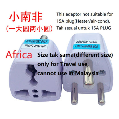 Universal Multi Adaptor/Travel Plug/Socket/Adapter/UK/Euro/US/Africa/Brazil/Germany/AU 2pin 3pin 国标港版英规二三脚万能电源转换插头器插座转接头