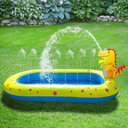 Children'S Swimming Pool Inflatable Spray Pool Foldable Baby Bathtub Outdoor Dinosaur Shark Sprinkler Game Pad Kids
