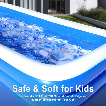 READY STOCK!!! Inflatable Swimming Pool | Large Family & Kids Pool | Durable & Easy Setup 充气游泳池