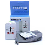 READY STOCK‼️ Universal Travel Adapter Plug All-in-One Worldwide Adaptor Soket CN/EU/UK Converter 万能旅行转换插头