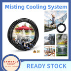 READY STOCK!!! Misting Cooling System | Trampoline & Patio Micro Flow Watering | 户外降温喷雾系统