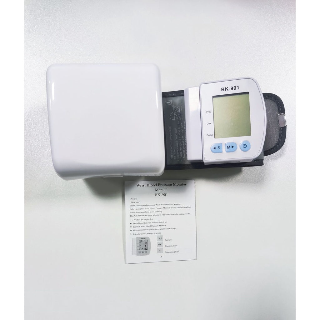 Blood Pressure Monitor Automatic Voice Function Digital LCD Arm BP Cuff Measuring Tekanan Darah Sphygmomanometer