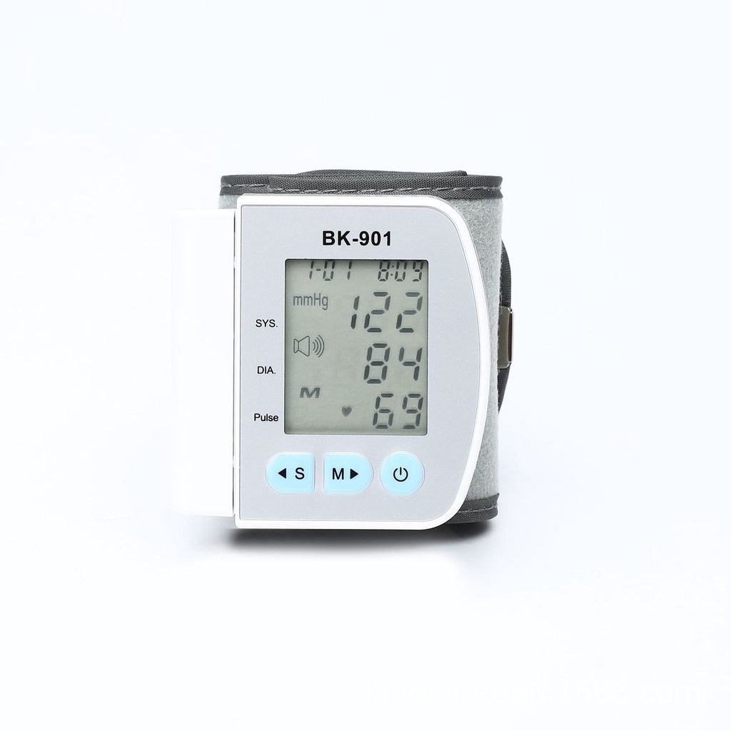 Blood Pressure Monitor Automatic Voice Function Digital LCD Arm BP Cuff Measuring Tekanan Darah Sphygmomanometer