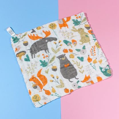READY STOCK!!!! 6 Layers Baby Handkerchief Infant Towel Newborn Face Bath Towel Cotton Bib Bayi Sapu tangan