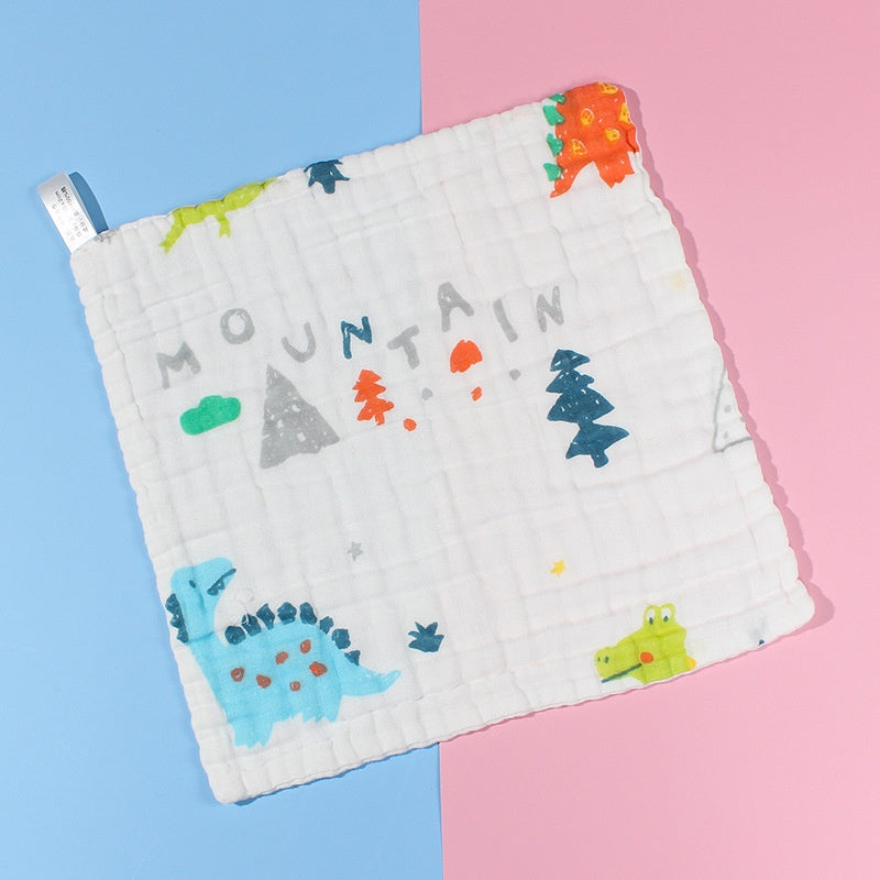 READY STOCK!!!! 6 Layers Baby Handkerchief Infant Towel Newborn Face Bath Towel Cotton Bib Bayi Sapu tangan
