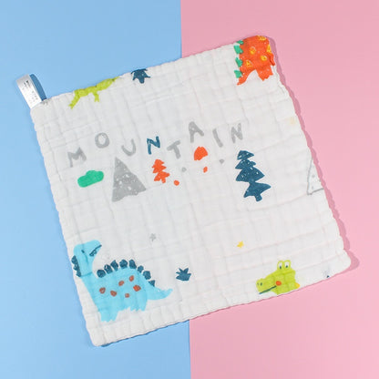 READY STOCK!!!! 6 Layers Baby Handkerchief Infant Towel Newborn Face Bath Towel Cotton Bib Bayi Sapu tangan