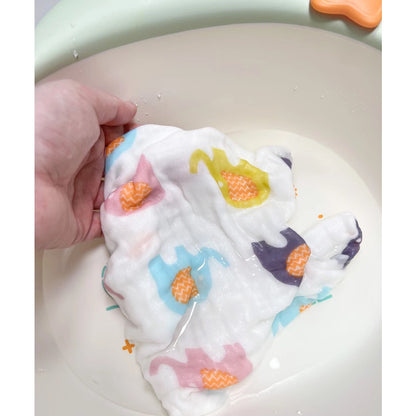 READY STOCK!!!! 6 Layers Baby Handkerchief Infant Towel Newborn Face Bath Towel Cotton Bib Bayi Sapu tangan