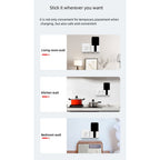 【READY STOCK】Wall-Mounted Phone Holder | No-Drill Adhesive Removable Phone Stand | Bedside, Kitchen, Bathroom Use 墙壁手机支架