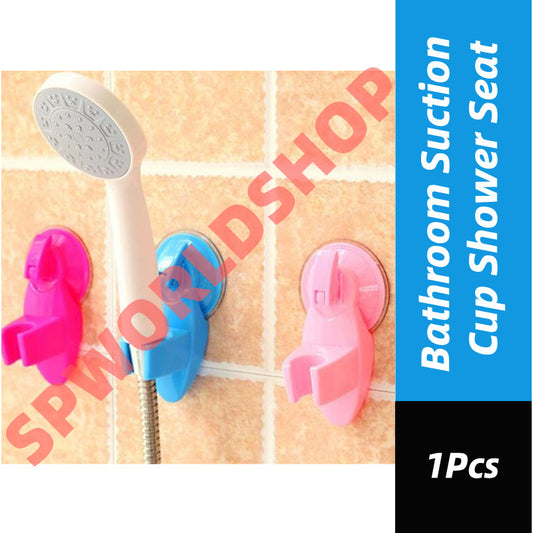 READY STOCK! Bathroom Wall Strong Suction Cup Adjustable Shower Head Holder Shower Head Bracket 淋浴喷头支架