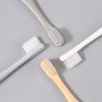 READY STOCK‼️ Japan Ins Toothbrush 4in1 Travel Set Berus Gigi Antibacterial Portable Murah  日本无印软毛牙刷