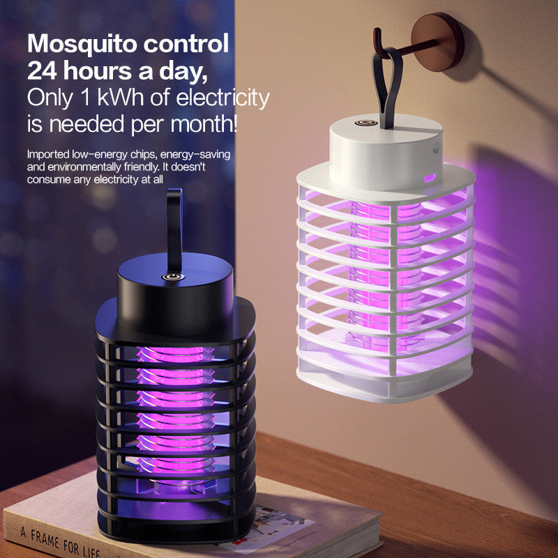 READY STOCK Electric Shock Mosquito Killer Lamp Waterproof Two-in-One Bug Zapper For Bedroom Outdoor Use 2合1驱蚊捕蚊器