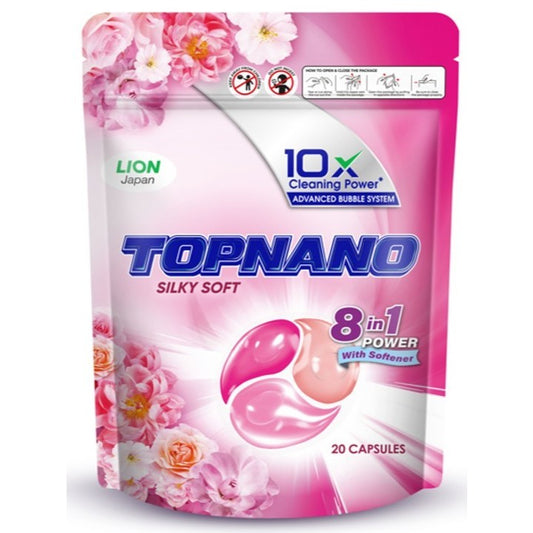 TOPNANO Capsule Detergent  20pcs/40pcs (Pouch)