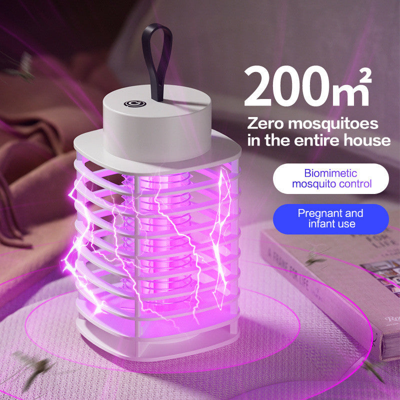 READY STOCK Electric Shock Mosquito Killer Lamp Waterproof Two-in-One Bug Zapper For Bedroom Outdoor Use 2合1驱蚊捕蚊器