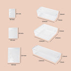 READY STOCK 10 Pcs Pvc Small Jewelry Storage Bag Waterproof Anti-Oxidation Ziplock Pouches PVC珠宝收纳袋