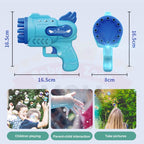 Electric Gatling Bubble Gun Children Automatic Bubble Blowing Toy Soap Water Outdoor Kids Toys 泡泡机