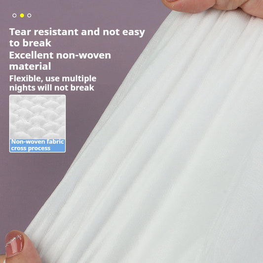 READY STOCK Travel Hotel Convenient Neat Disposable Bed Sheet Set Four-Piece Set / Three-Piece Set 一次性床单套装