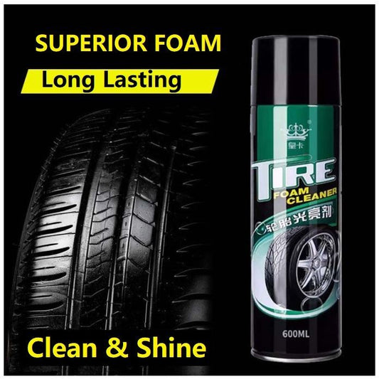 Tire Spray Foam Cleaner Tyre Cleaner Tyre Wax Foam Spray Tyre Polish Shine Cleaning Tire Wax Spray 轮胎养护剂