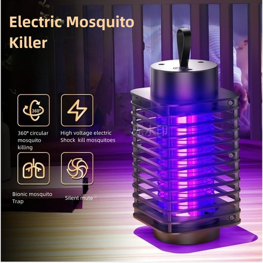 READY STOCK Electric Shock Mosquito Killer Lamp Waterproof Two-in-One Bug Zapper For Bedroom Outdoor Use 2合1驱蚊捕蚊器