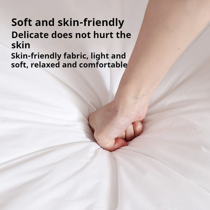 READY STOCK Travel Hotel Convenient Neat Disposable Bed Sheet Set Four-Piece Set / Three-Piece Set 一次性床单套装