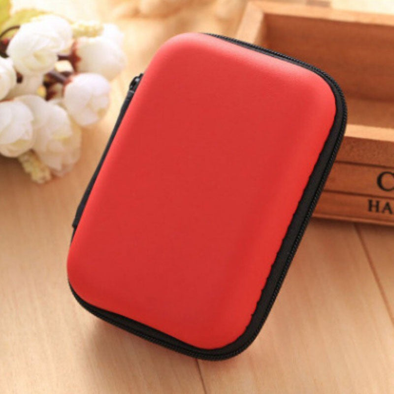 READY STOCK Travel Organizer Mesh Pocket Earphone Earbuds USB Cable Charger Carry Case Pouch Storage Bag 耳机数据线收纳袋