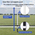 Pickleball Set with Net 4 Pickleball Paddles, 6 Pickleballs, 1 Carry Bag, 6.7m Regulation Size Pickleball Net Set 匹克球套装